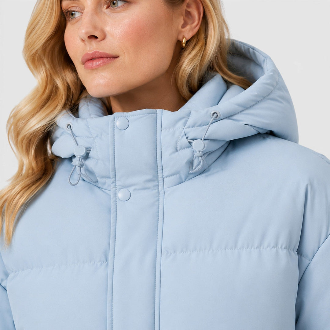 Women's Lightweight Hooded Puffer Jacket Casual Outerwear