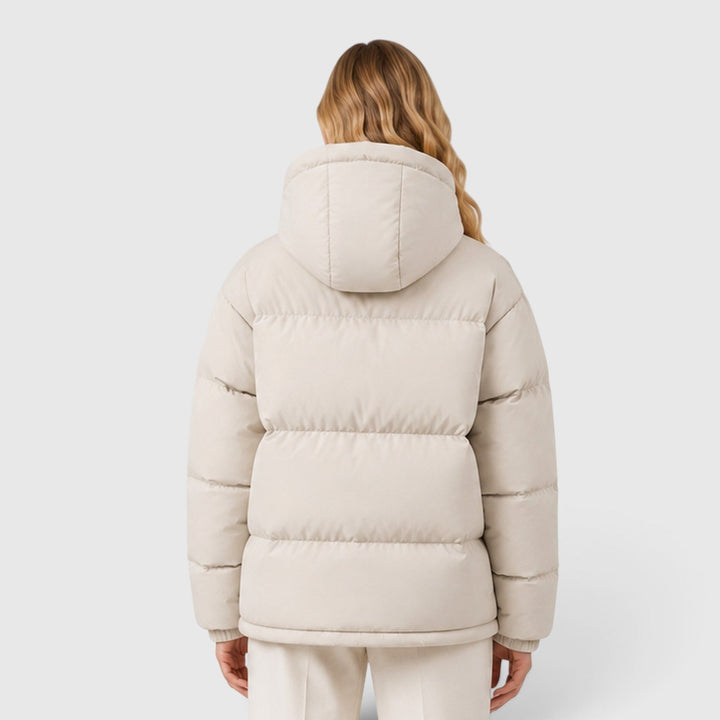 Women's Lightweight Hooded Puffer Jacket Casual Outerwear