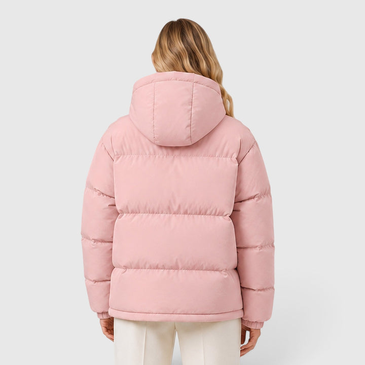 Women's Lightweight Hooded Puffer Jacket Casual Outerwear