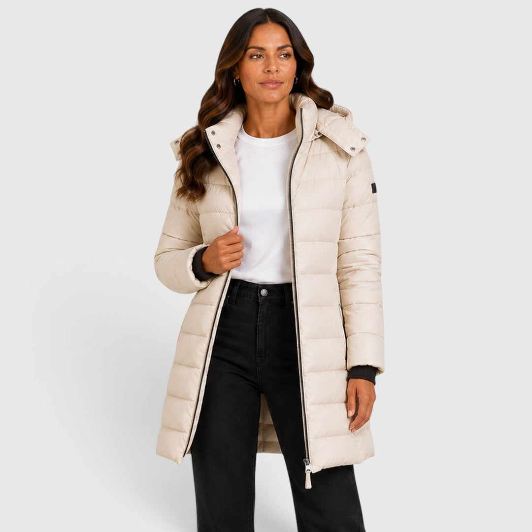 Women's Stylish Lightweight Insulated Hooded Puffer Jacket