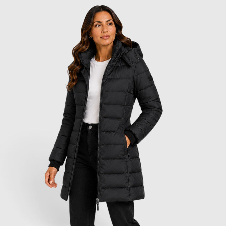Women's Stylish Lightweight Insulated Hooded Puffer Jacket