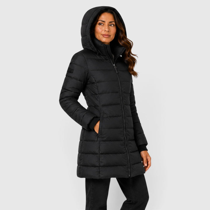 Women's Stylish Lightweight Insulated Hooded Puffer Jacket