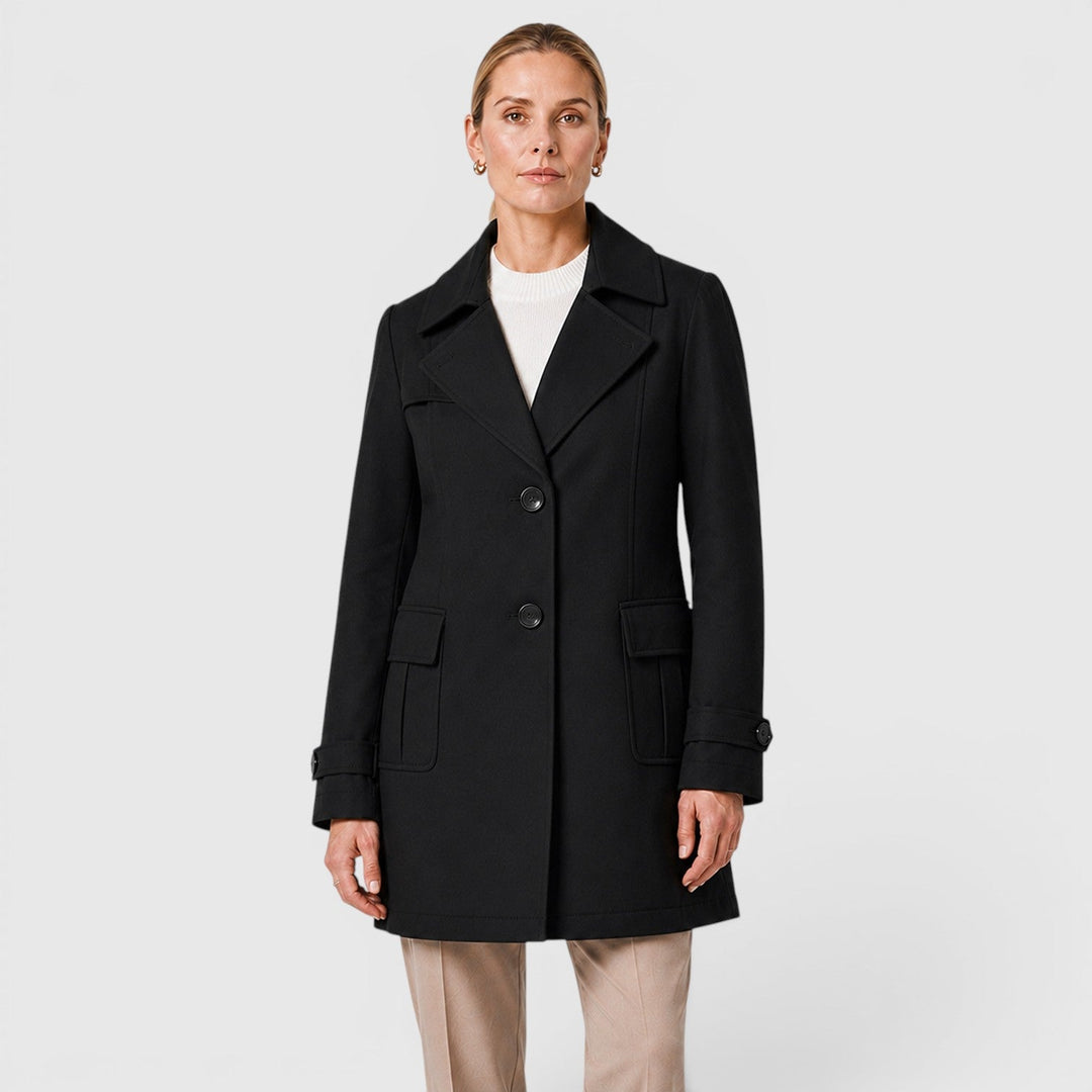 Women's Lightweight Cotton Trench Coat with Classic Fit