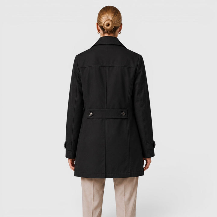 Women's Lightweight Cotton Trench Coat with Classic Fit