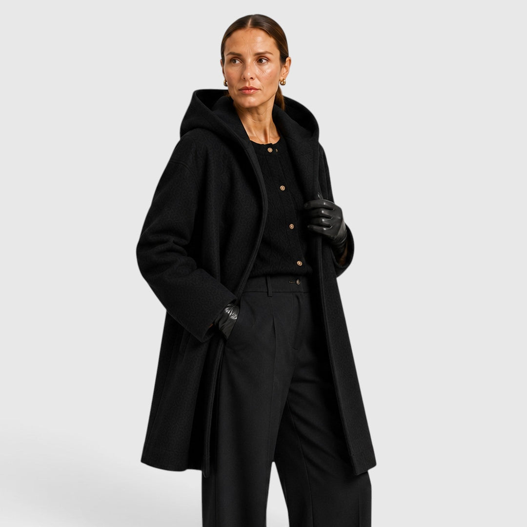 Women's Casual Wool Oversized Longline Coat