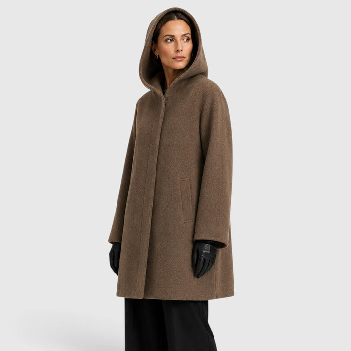 Women's Casual Wool Oversized Longline Coat