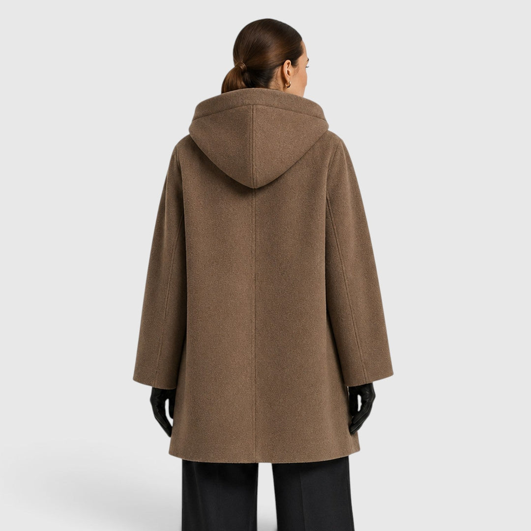 Women's Casual Wool Oversized Longline Coat