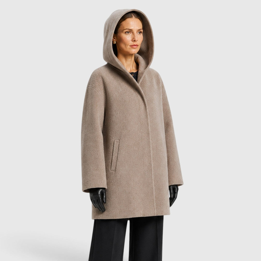 Women's Casual Wool Oversized Longline Coat
