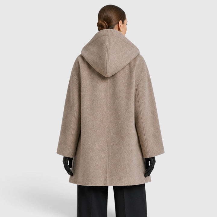 Women's Casual Wool Oversized Longline Coat