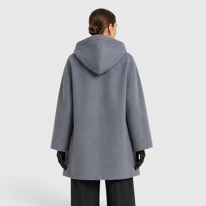 Women's Casual Wool Oversized Longline Coat
