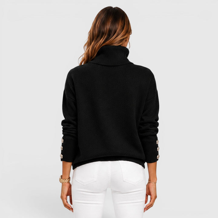 Women's Soft Knit Roll Neck Jumper