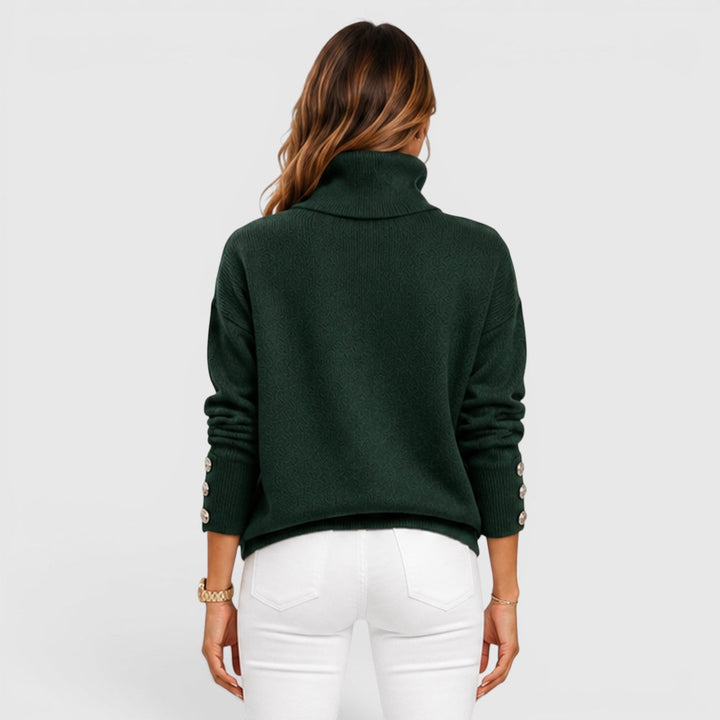 Women's Soft Knit Roll Neck Jumper