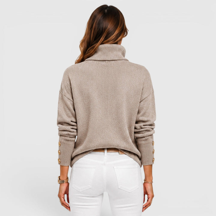 Women's Soft Knit Roll Neck Jumper
