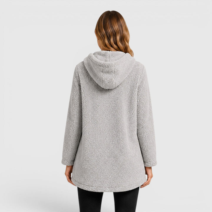 Women's Casual Soft Plush Hooded Sweatshirt