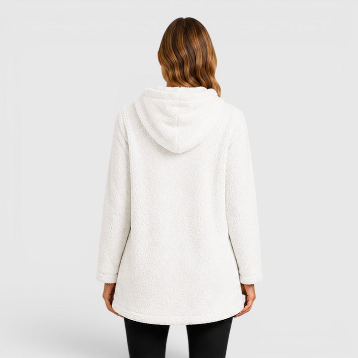 Women's Casual Soft Plush Hooded Sweatshirt