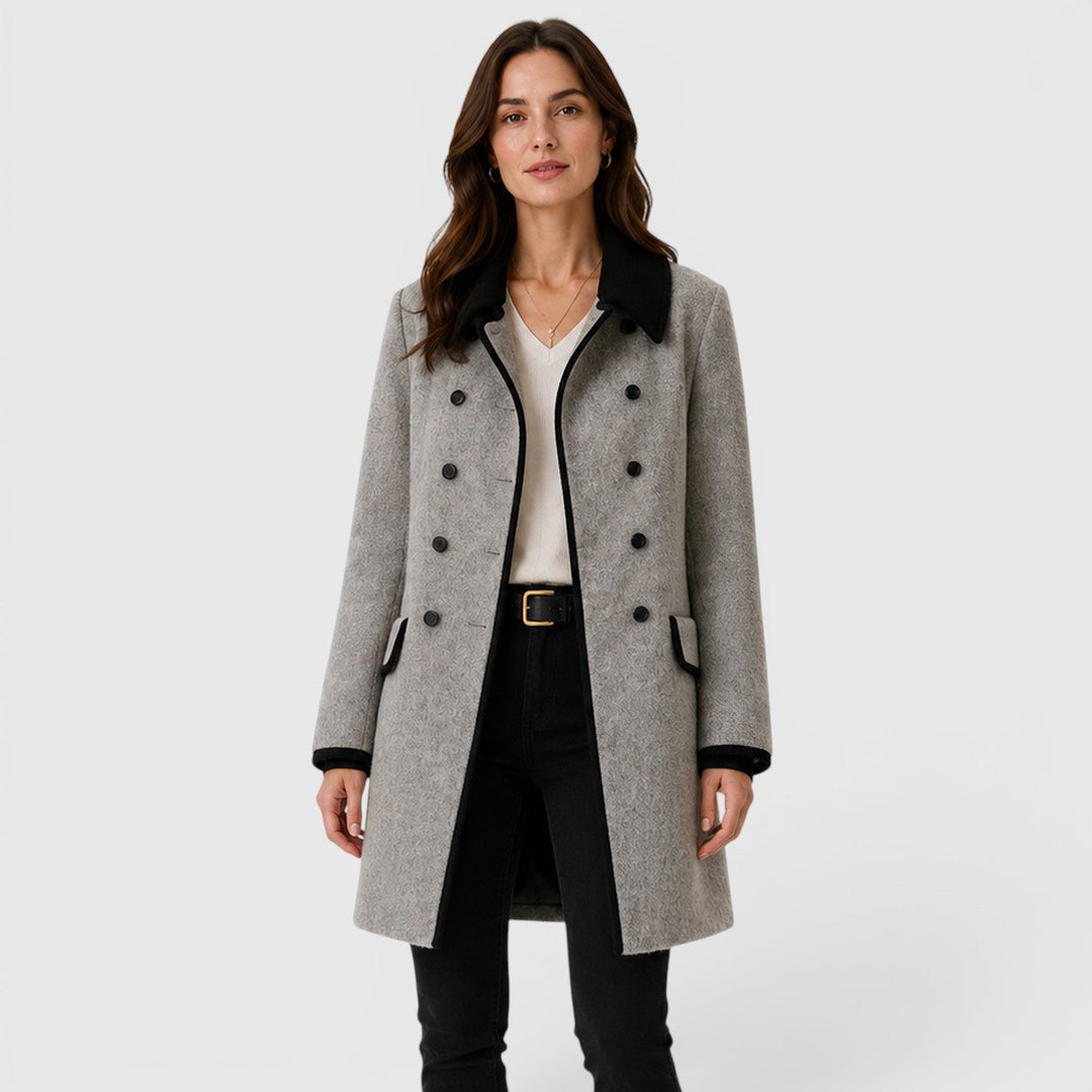 Women's Warm Wool Loose Fit Long Sleeve Coat