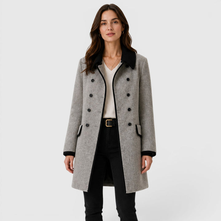 Women's Warm Wool Loose Fit Long Sleeve Coat