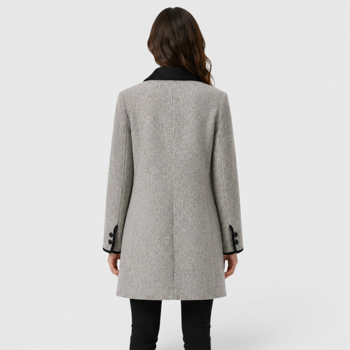 Women's Warm Wool Loose Fit Long Sleeve Coat