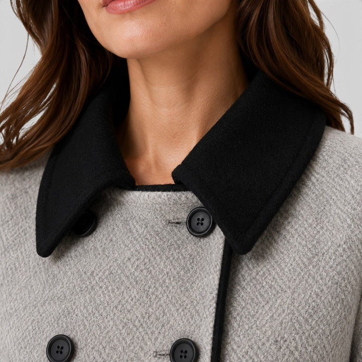 Women's Warm Wool Loose Fit Long Sleeve Coat