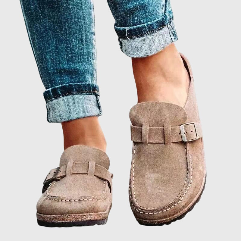Women's Comfortable Supportive Leather Clogs