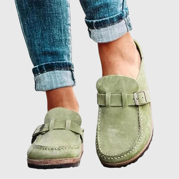 Women's Comfortable Supportive Leather Clogs