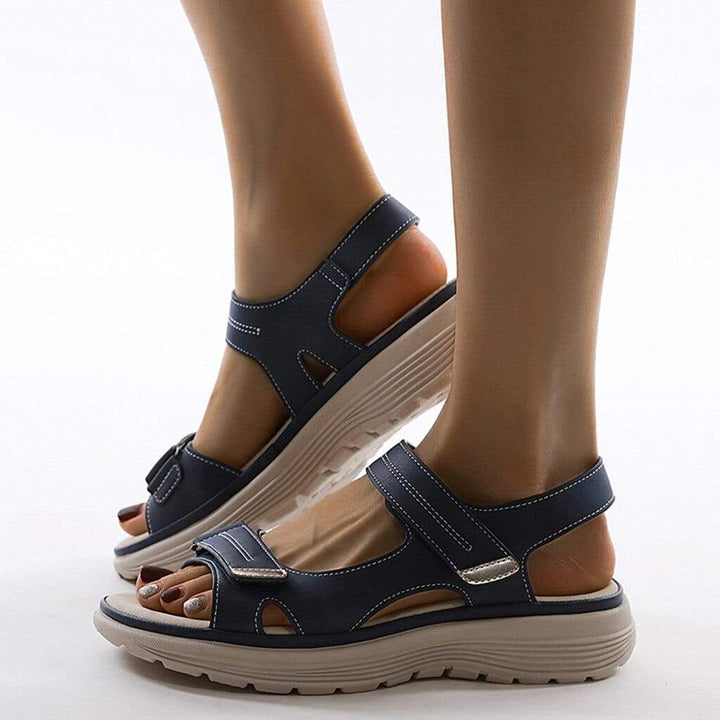 Womens Open Toe Sandals Double Strap Non-Slip Lightweight - Clovrio